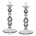 William Yeoward Candida Pair of Candlesticks 20 in Glass 801213