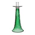 William Yeoward Miranda Candlestick Seaglass Green 15 in Glass 840039