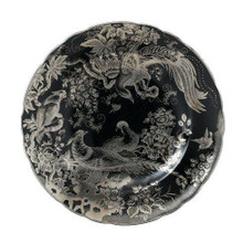 Royal-Crown-Derby Black-Aves-Platinum-Accent-Salad-Plate-8-in-PLAVB00096