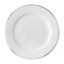 Juliska Puro Whitewash Platinum Dessert Plate 9 in KS02.15