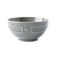 Juliska Berry & Thread French Panel Stone Grey Cereal Bowl 6 in JB07.98