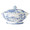 Juliska Country Estate Delft Blue Soup Tureen Main House 15.5x9.5x9.5 in 4.5 qt CE51.44