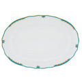 Herend Princess Victoria Turquoise Oval Platter 15x11.5 in ABGNTQ01102-0-00
