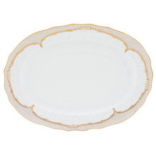 Herend Golden Elegance Oval Platter 15x11.5 in A-EO--01102-0-00