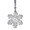Waterford Ornaments Snowcrystal Ornament 3.7 in 2020 1055098