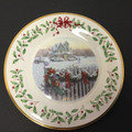 Lenox Annual Holiday Collector Plate Home for Christmas 10.5 in 18th in Series 2008 793212