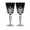 Waterford Lismore Black Goblet, Pair 3.4 oz 40026286