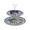 Royal Crown Derby Victoria Garden Blue & Green Full Cover 2 Tier Cake Stand VGFBGG61156