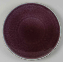 Jars Ceramics Tourron Eggplant Presentation Charger Plate 12.75 in 961231