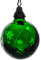 Waterford Emerald Green Shamrock Ball Ornament 2006 First in Series 140023