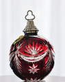Waterford Winter Wonderland Ruby Ball Ornament 4 in 2005 135438