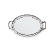 Arte Italica Roma Mirror Tray with Handles 17.75x10.25x2 in P6736