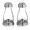 Arte Italica Tavola Salt & Pepper Shakers 3.75x2 in TAV3653