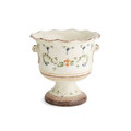 Arte Italica Medici Footed Cachepot 13.5x13 in MED6887