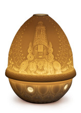 lladro Lord Balaji Lithophane with Rechargeable LED Light 3.5x3.5x4.7 in 01017457