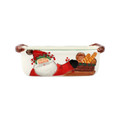 Vietri Old St. Nick Loaf Pan 10.75x5x3.25 in OSN-78089