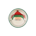 Vietri Old St. Nick Small Handled Round Baker 6.5x2.;5 in OSN-78074
