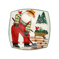 Vietri Old St. Nick Square Platter 2022 Limited Edition 12.5 in OSN-78123-LE