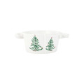 Vietri Lastra Holiday Handled Bowl, Small 7x5.5x2.75 in LAH-2651