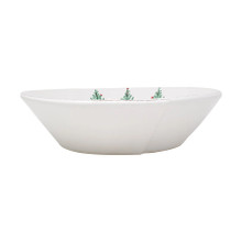 Vietri Lastra Holiday Shallow Bowl, Large 11.5x3 in LAH-26026