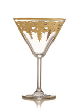 Arte Italica Vetro Gold Martini Glass 6.75 in VG2311
