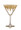 Arte Italica Vetro Gold Martini Glass 6.75 in VG2311