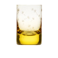 Moser Whiskey Set Glass Dandelions Eldor 4 oz 36516-21