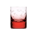 Moser Whiskey Set Shot Glass Dandelions Rosalin 2 oz 36517-08