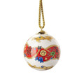 Versace Barocco Holiday Globe Ornament 3 in 14283-409948-27940