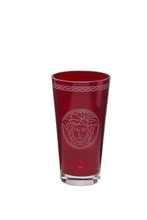 Versace Medusa Crystal Vase Red 9.5 in 69793-320618-47024
