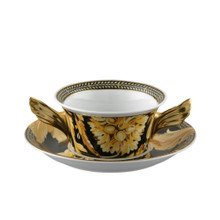 Versace Vanity Cream Soup Cup & Saucer 10 oz 19300-403608-10420