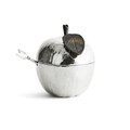 Michael Aram Apple Honey Pot with Spoon 4.5x3.5x4 in 110780