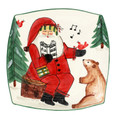 Vietri Old St. Nick 2023 Limited Edition Square Platter 12 in OSN-78127-LE