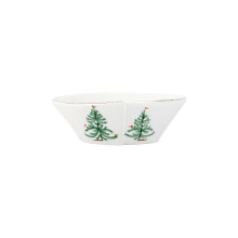 Vietri Lastra Holiday 2023 Small Oval Bowl 7 in LAH-2607