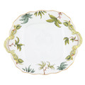 Herend Foret Garland Square Cake Plate with Handles 9.5 in FORETG00430-0-00