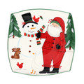 Vietri - Old St. Nick 2024 Limited Edition Square Platter 12.5 in OSN-78150-LE