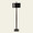 Jan Barboglio La Reata d'Piso Lasso Iron Encircled Heavy Stem Follor Lamp 19x12x72 in 1935