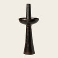 Jan Barboglio Vela Cuallo Sculptured Candlestick 8x8x19 in 4447