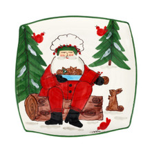 Vietri Old St. Nick 2025 Limited Edition Square Platter 12 in OSN-78156-LE