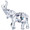 Swarovski Mother Elephant 4.5x4.5 in 678945