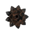 Jan Barboglio Chapultepec Forfed Iron Lotus Flower Candleholder Centerpiece 8x8x3 in 1767