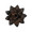Jan Barboglio Chapultepec Forfed Iron Lotus Flower Candleholder Centerpiece 8x8x3 in 1767