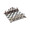 Jan Barboglio Checkmate Marble Chess Board Cast Iron Pieces Suede-lined Iron Bow 16x16x1 in 6943