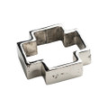 Jan Barboglio Cruz Anillo Cast Iron Cross Paperweight Napkin Ring Bracelet Nickel-plated 4x4x1 in 7270NK