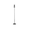 Jan Barboglio Cruz Antorcha Cast Iron Candlestick Torch with Forged Iron Crosses 10x10x72 in 4691