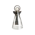 Jan Barboglio Zapotec-ita mini Glass Angel with Iron Wings and Halo 2x2x5 3213CL