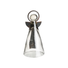 Jan Barboglio Zapotec-ita mini Glass Angel with Iron Wings and Halo 2x2x5 3213CL