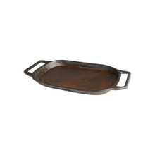 Jan Barboglio Gustavo Cast Iron Tray with REctangular Handles 22x14x2 in 2319
