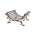 Jan Barboglio Lenero Forged Iron Log Holder, Magazines, Towels 20x18x11 in 8224