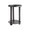 Jan Barboglio Mesa Balin Side Table with Wood Balin Legs with Cast Iron Coaster top and Base 14x14x21 in 3659
